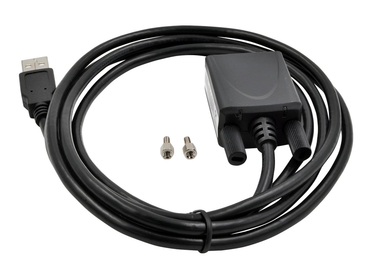 Exsys EX-1311-2 Serieller Adapter USB 2.0 zu RS-232 1.8 m FTDI Chip-Set Schwarz