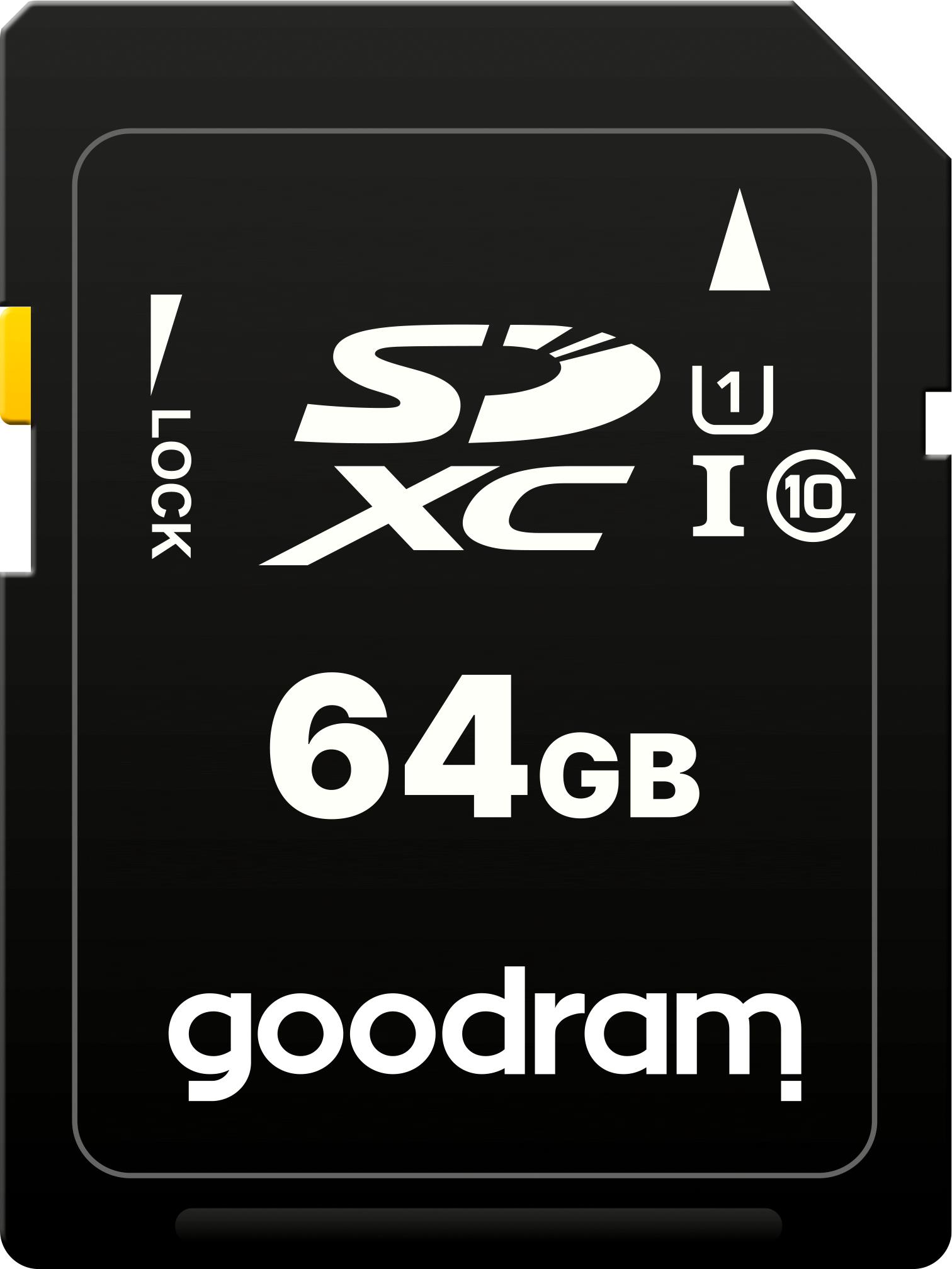 Goodram S1A0 64 GB SDXC UHS-I Klasse 10 (S1A0-0640R12)