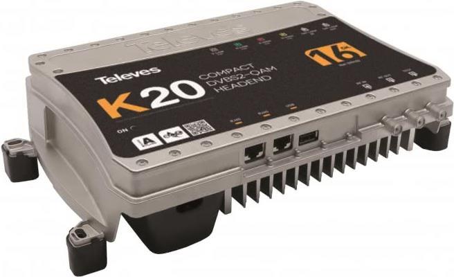 Televes K20-16 Kompaktkopfstelle 16Transponder DVB-S2" QAM (570103)