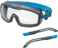 uvex i-guard+ 9143300 Vollsichtbrille Grau, Blau (9143300)