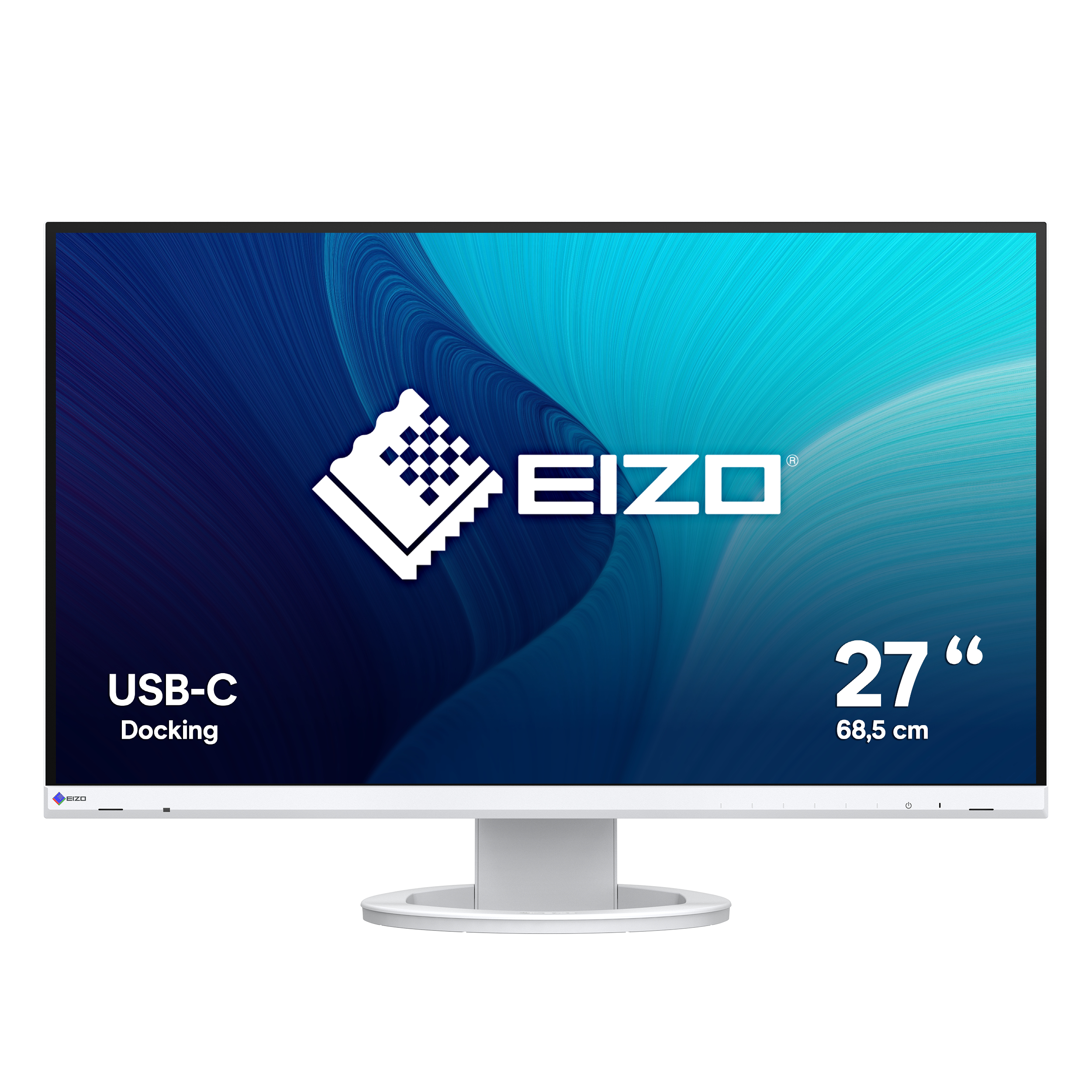 EIZO FlexScan EV2720S-WT, LED-Monitor - (68.5 cm (27 Zoll), weiß, WQHD, IPS, USB-C, USB-Hub) [Energieklasse D] (EV2720S-WT)