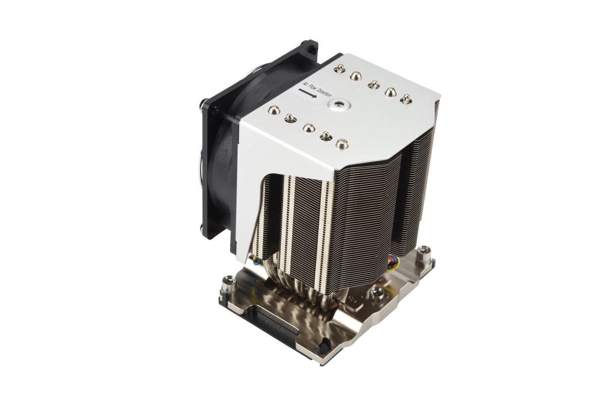 Supermicro SNK-P0071APS4 4U Aktiv CPU-Kühler SYS-5049A-T Aluminium, Schwarz