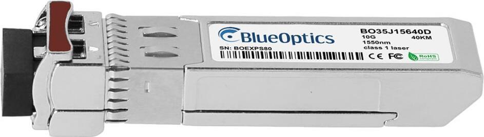 Kompatibler Weidmüller 2779130000 BlueOptics SFP+ Transceiver, LC-Duplex, 10GBASE-ER, Singlemode Fiber, 1550nm, 40KM, DDM, 0°C/+70°C (2779130000-BO)