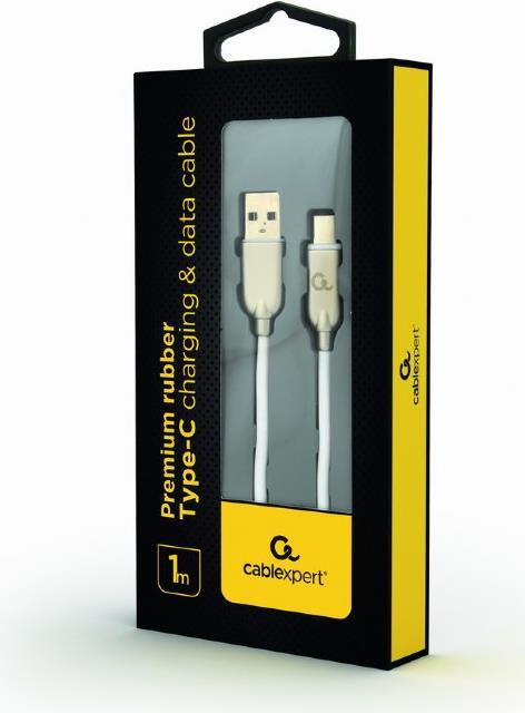 Cablexpert CC-USB2R-AMCM-1M-W USB Kabel USB 2.0 USB A USB C Weiß (CC-USB2R-AMCM-1M-W)