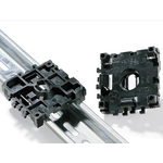 HELLERMANNTYTON Befestigungsblock DINBLOK3 DINBLOK3 Schwarz Klemmenbreite - (181-45130)