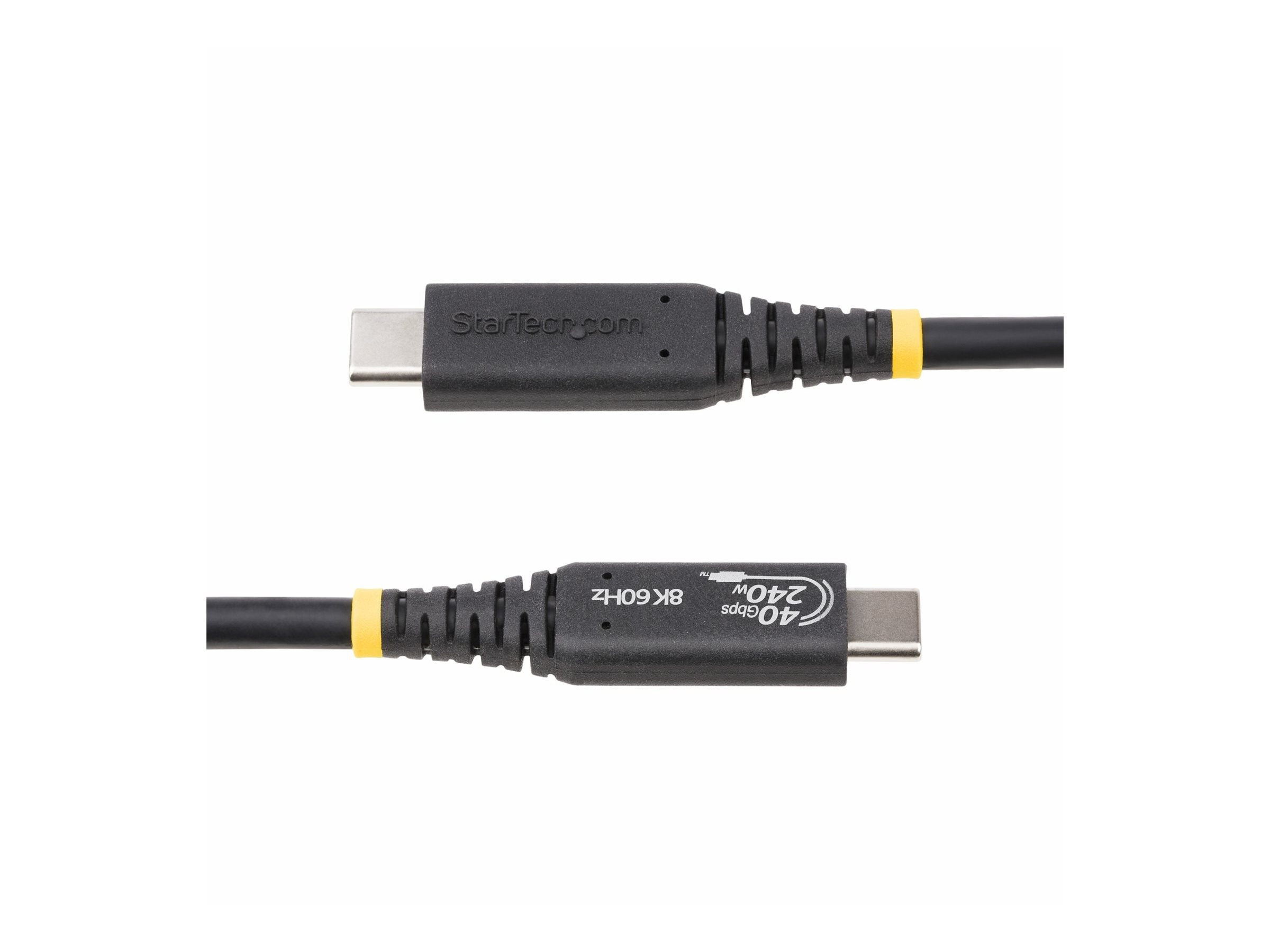 StarTech.com 1M-40G-USB4-CABLE 1 m USB4 Kabel 40 Gbps USB-C zu USB-C Schwarz