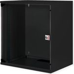 ROLINE 19 Zoll Wandgehäuse Basic 12 HE 540x400 BxT Bausatz schwarz - Wandgehäuse (26.21.0188)