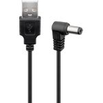Wentronic 55154 Stromkabel Schwarz 0,5 m USB A IEC Type A (5.5 mm - 2.5 mm) (55154)