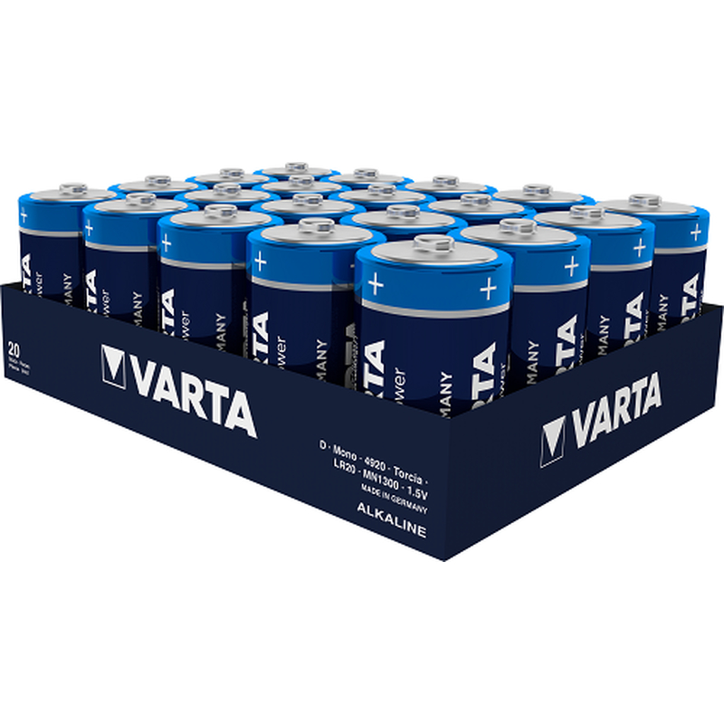 Varta Alkaline 1.5 V Nicht wiederaufladbare Batterie Alkali 1,5 V D (04920121111)