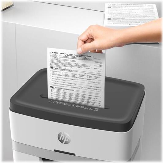 HP OneShred 12MC Aktenvernichter Mikroschnitt 2 x 15 mm Weiß