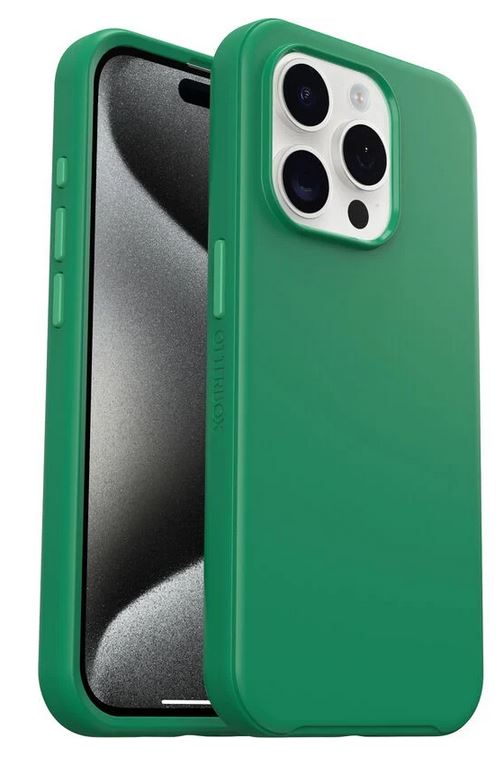 OtterBox Symmetry MagSafe Hülle für iPhone 15 Pro Green Juice green (77-94036)