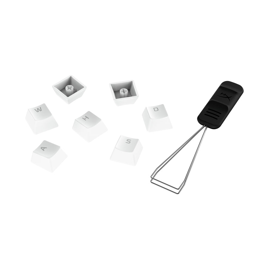 HyperX Keycap Set PBT Double-Shot ISO-DE QWERTZ 105 Tasten Weiß