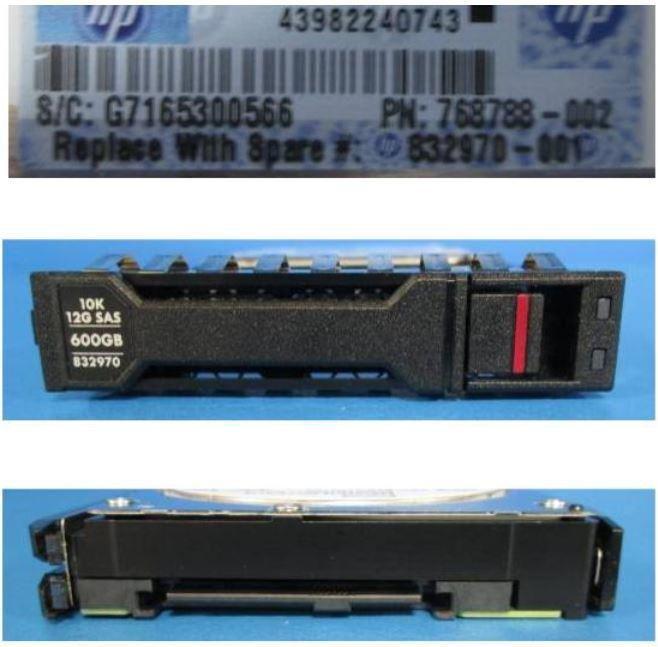 HPE SPS-DRV HDD 600GB 12G 10K SFF SAS (832970-001)