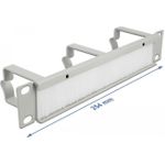 Delock Cable Management Brush Strip with 3 hooks (66541)