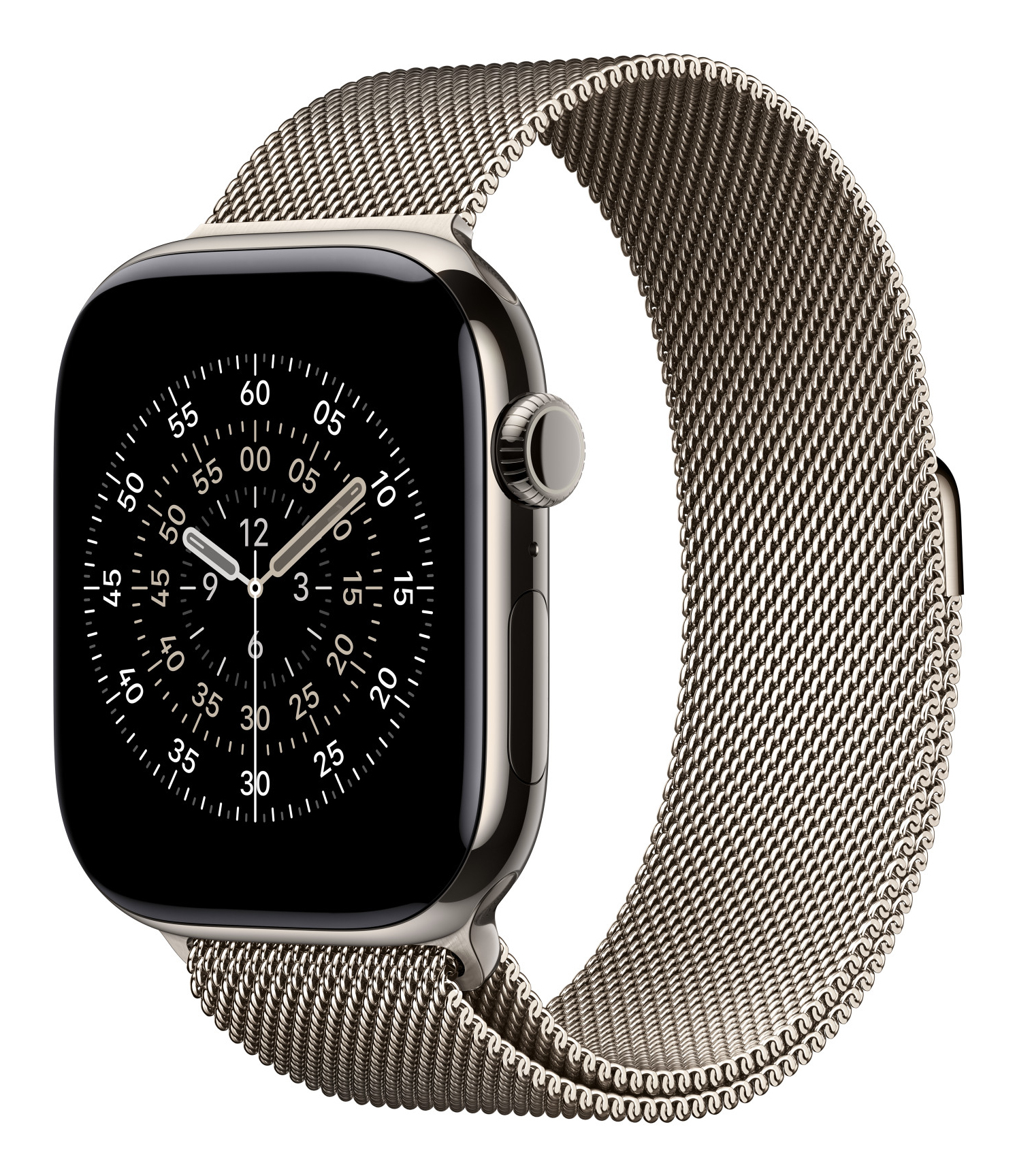 Apple 46mm Milanaise Loop Natur - S/M