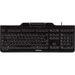 Cherry KC 1000 SC USB AZERTY Französisch Schwarz Tastatur (JK-A0100FR-2)