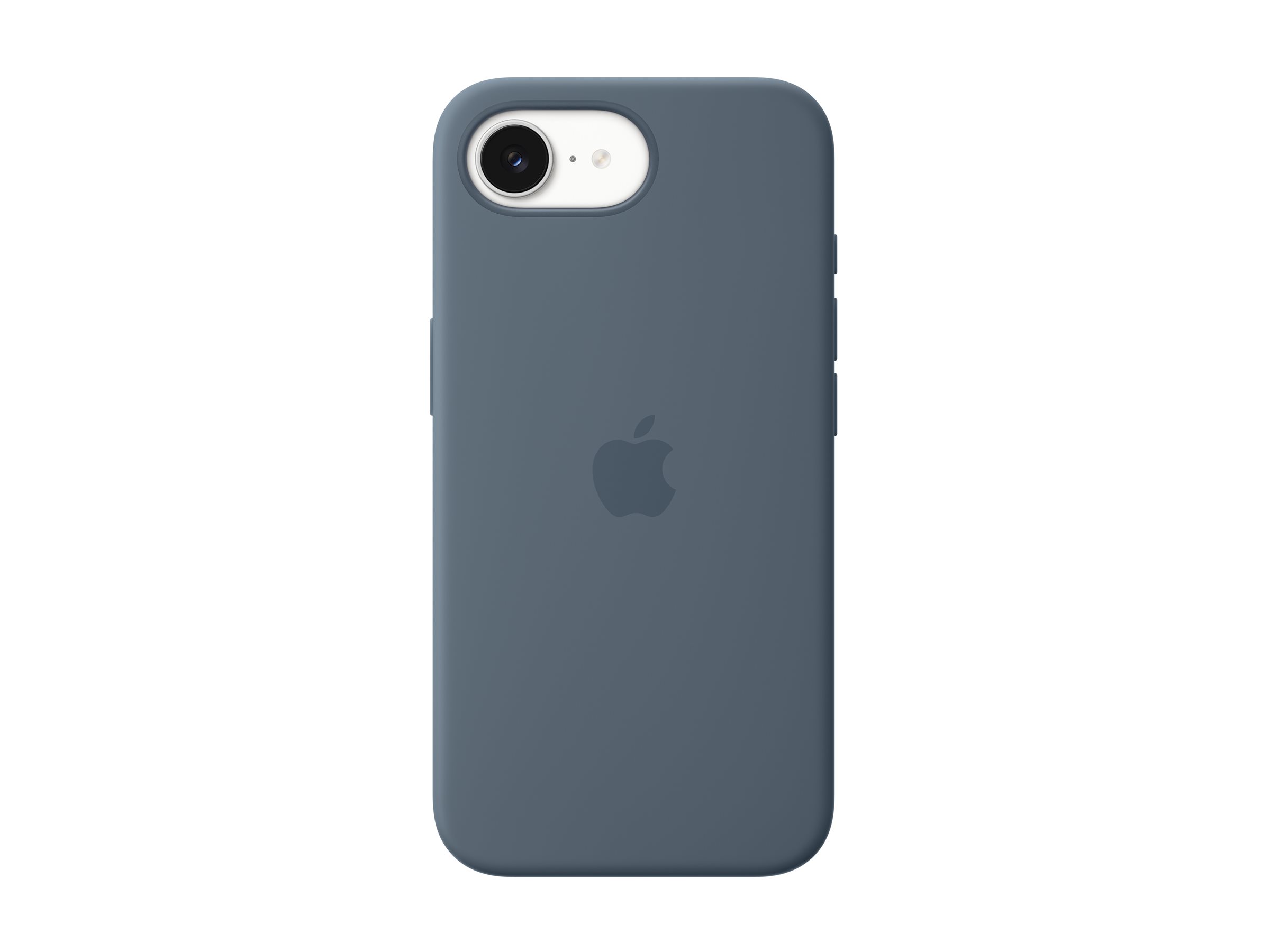 Apple iPhone 17e Silikon Case mit MagSafe – Maritimblau