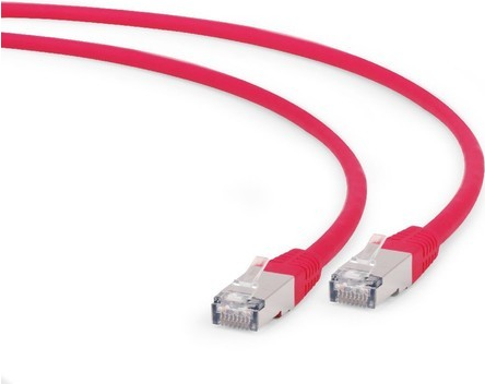 Gembird *Patch cord Kat.6A S/FTP LSZH 0.5m red (PP6A-LSZHCU-R-0.5M)