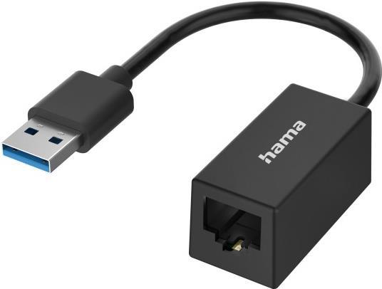 Hama Classic Line Netzwerk-Adapter, USB-Stecker - LAN/Ethernet-Buchse, Gigabit Ethernet (00300024)