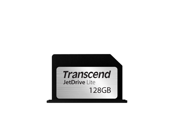 Transcend JetDrive Lite 330 128 GB für MacBook Pro Retina 13" Schwarz, Silber