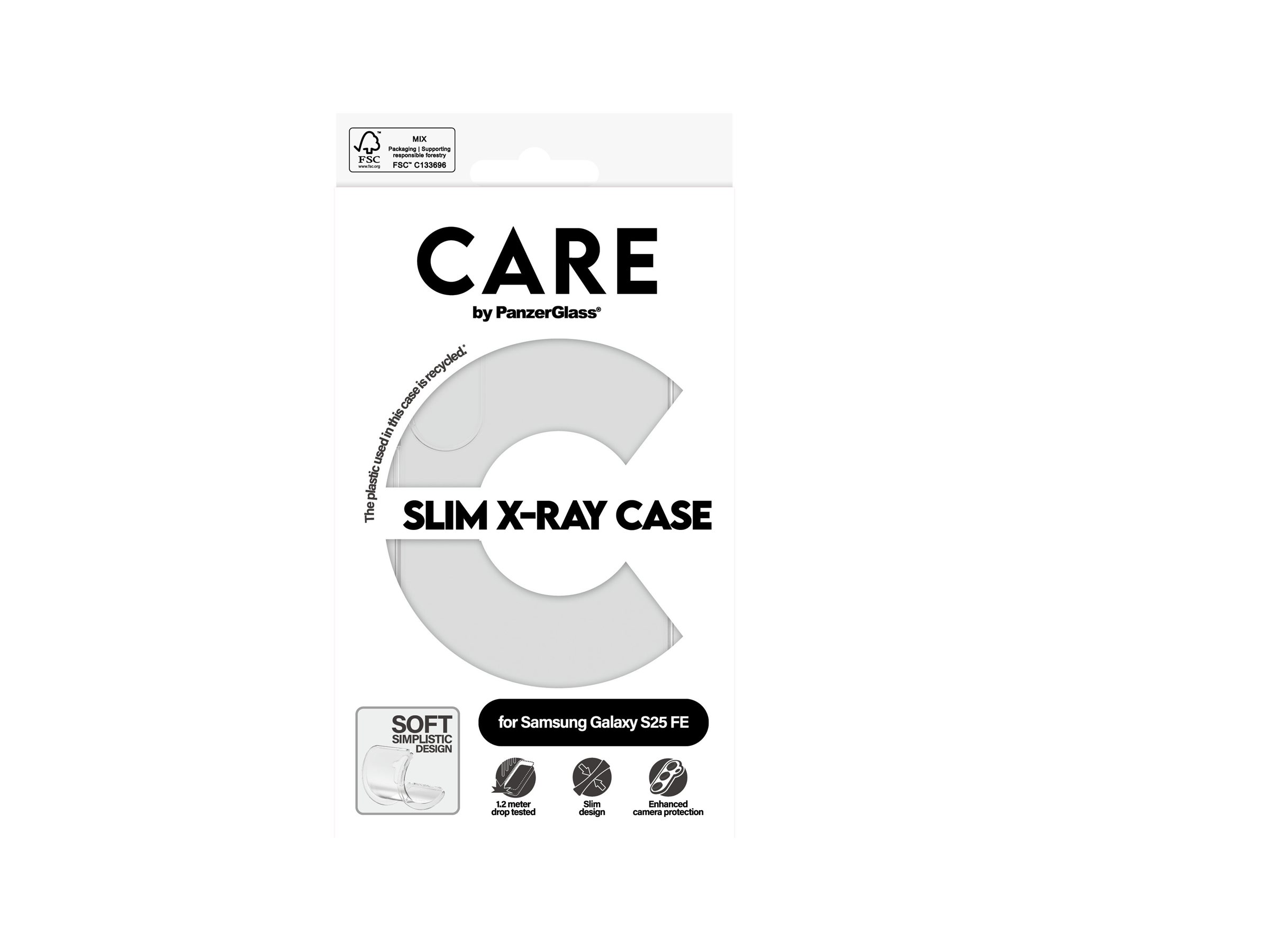 PanzerGlass CARE X-Ray Schutzhülle für Samsung Galaxy S25 FE Transparent