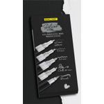 ONLINE Silver Lettering Acrylstifte-Set silber 5 St. (18518)