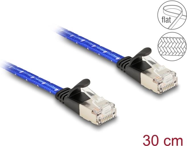 DeLOCK 80381 Netzwerkkabel Blau 0,3 m Cat6a U/FTP (STP) (80381)