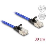 DeLOCK 80381 Netzwerkkabel Blau 0,3 m Cat6a U/FTP (STP) (80381)