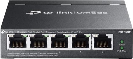 TP-LINK Omada ES205GP Switch 5-Port (4x PoE+) (ES205GP)