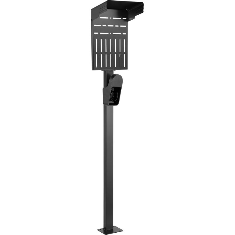 InLine Universal Wallbox-Standfuß mit EV-Ladekabel Halterung 