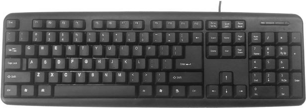 Gembird Tastatur standard USB, schwarz (KB-U-103)