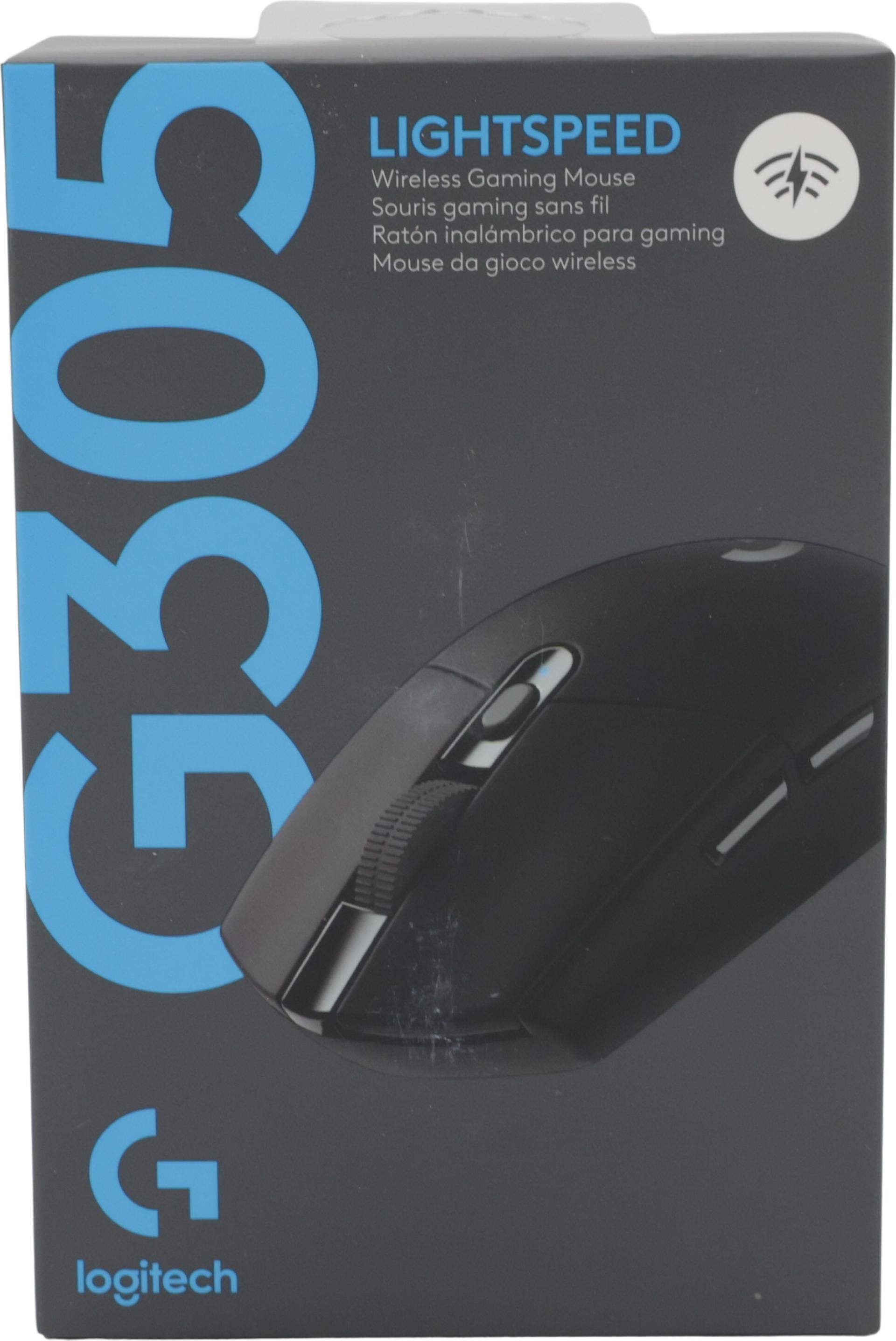 Logitech G G305 Kabellose Gaming-Maus Optisch Schwarz