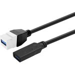 VivoLink Keystone White USB3.0 A-Female to A-Male (PROKEYUSB3AFF0.2W)