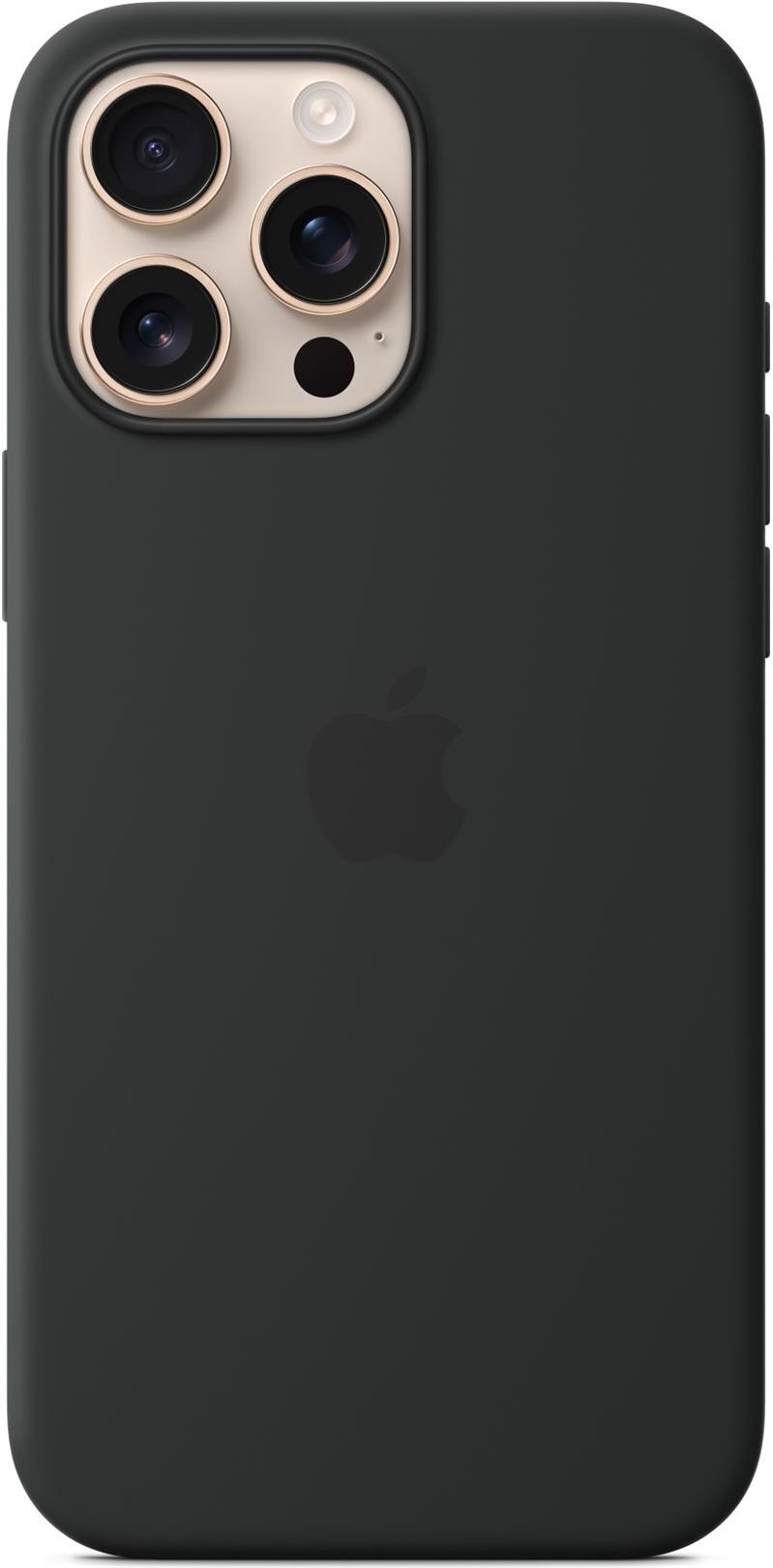 APPLE IPHONE16 PRO MAX SILICONE CASE WITH MAGSAFE - BLACK (MYYT3ZM/A)