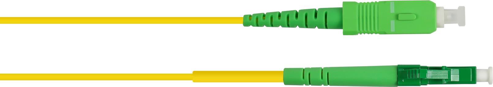 Patchkabel LWL Simplex OS2 (Singlemode, 9/125) LC (APC) / SC (APC), LSZH, 30m, Good Connections (LW-S930LASA)