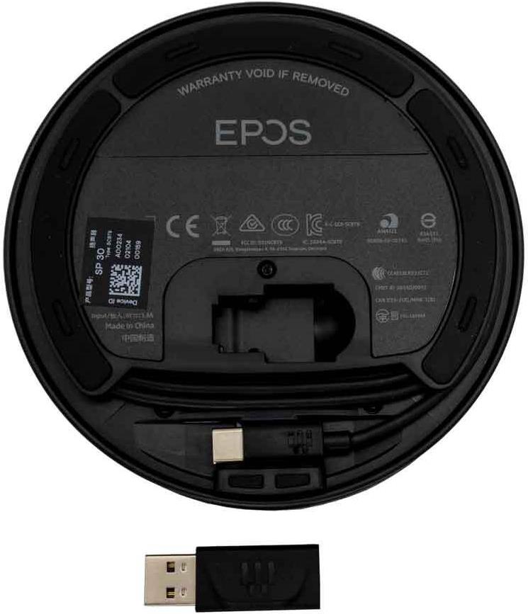 EPOS EXPAND SP 30 Tragbare Bluetooth-Freisprecheinrichtung Schwarz, Silber