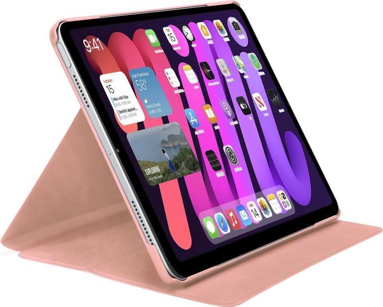 SBS Book Pro-Schutzhülle mit Ständer für iPad Mini 6/ 5 rosa (TABKPROIPM6P) (geöffnet)