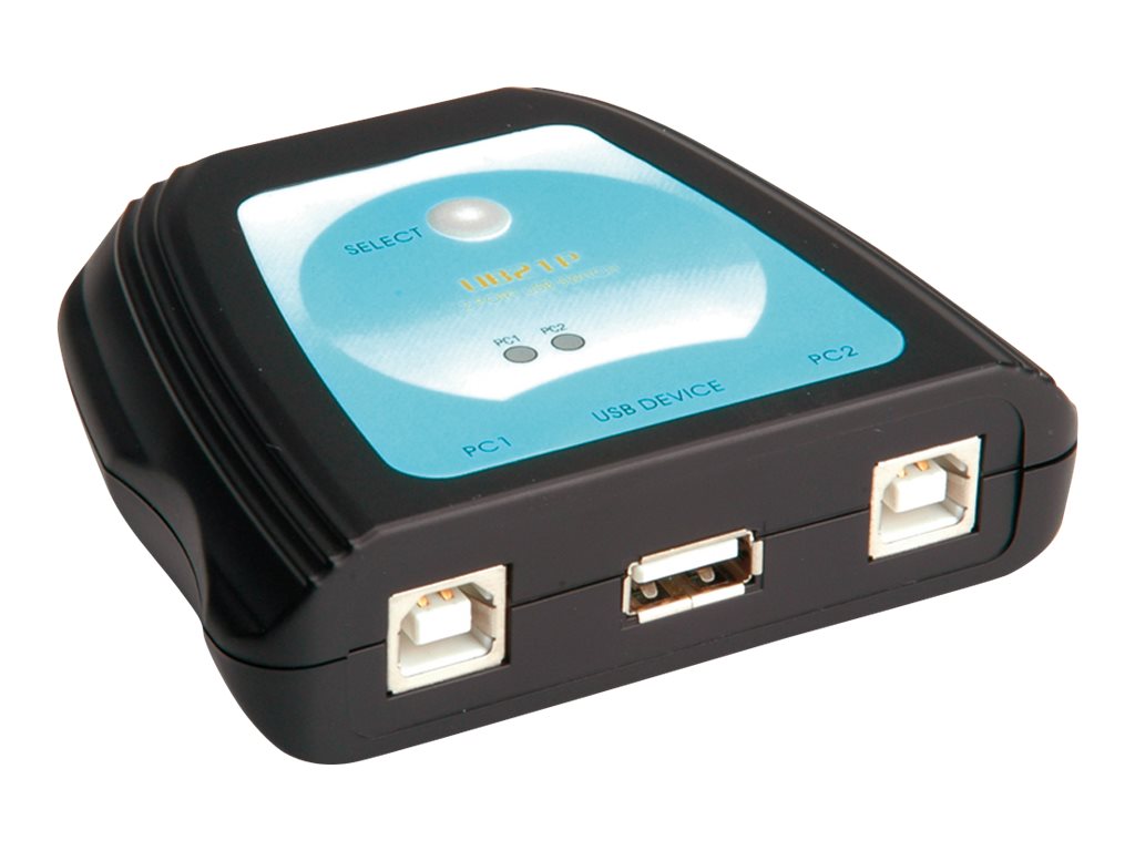VALUE Secomp VALUE Manual USB 2.0 Switch 2 Ports Schwarz