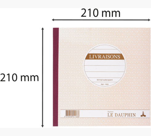 Le Dauphin Manifold Livraisons tripli 1163D, 210 x 210 mm, Hafer