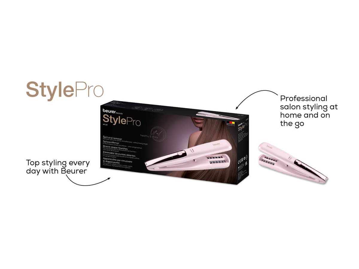 Beurer StylePro HT 22 Spliss-Trimmer Schnurlos Rosa