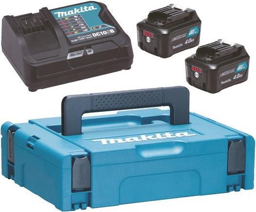 Makita CXT Batterieladegerät + Batterie 2 x (197641-2)