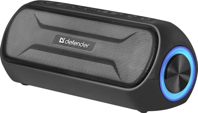 Bluetooth-Lautsprecher S1000 20W BT/FM/AUX LIGHTS schwarz (65688)