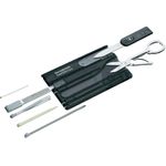 Victorinox SwissCard Classic Kosmetik- & Maniküre-Etui Schwarz - Transparent ABS Synthetik (0.7133.T3)