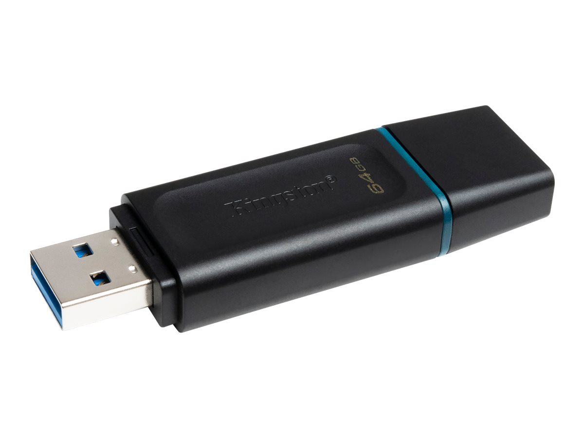 Kingston DataTraveler Exodia 64 GB USB 3.2 Gen 1 Schwarz, Türkis