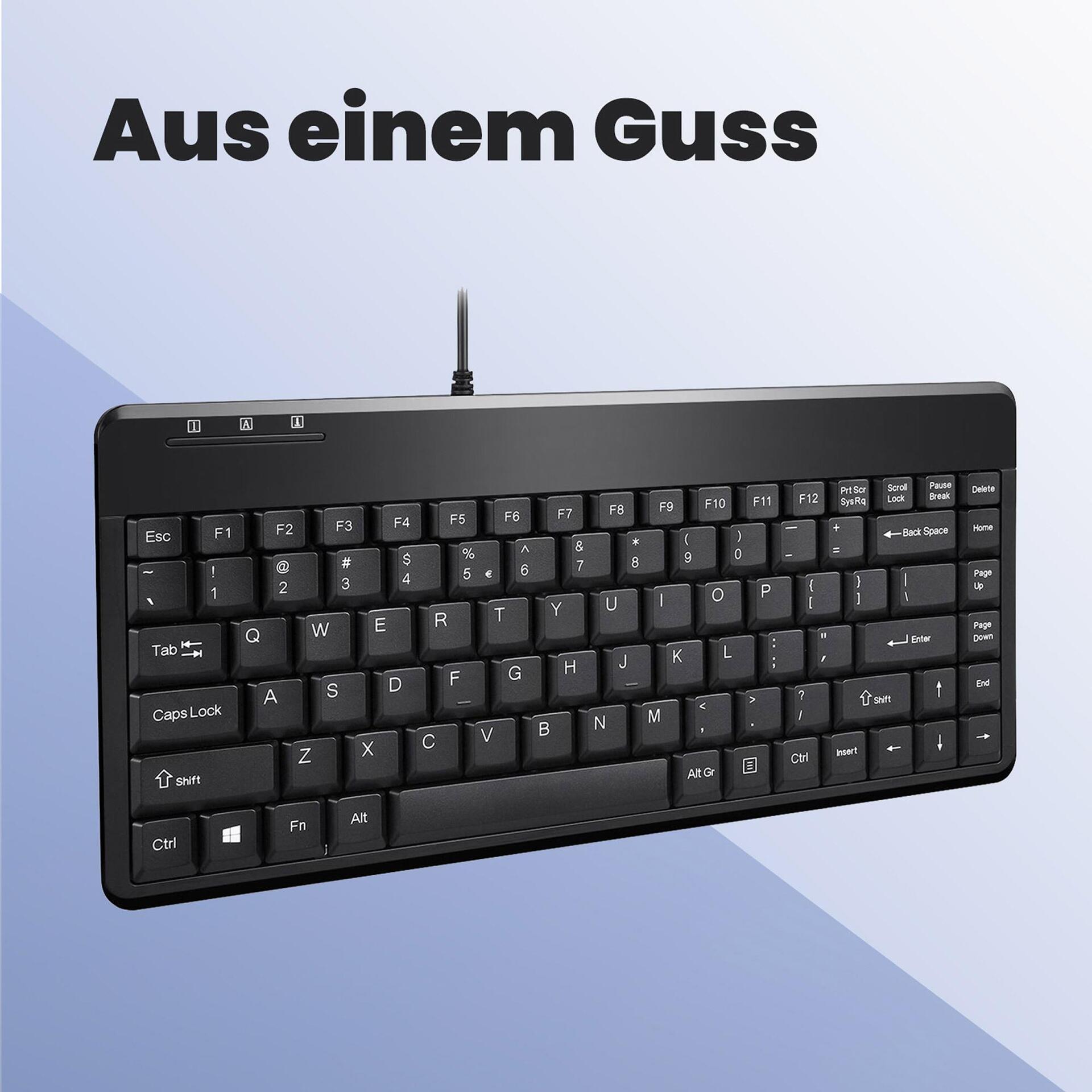 Perixx PERIBOARD-409U USB Tastatur Piano Black