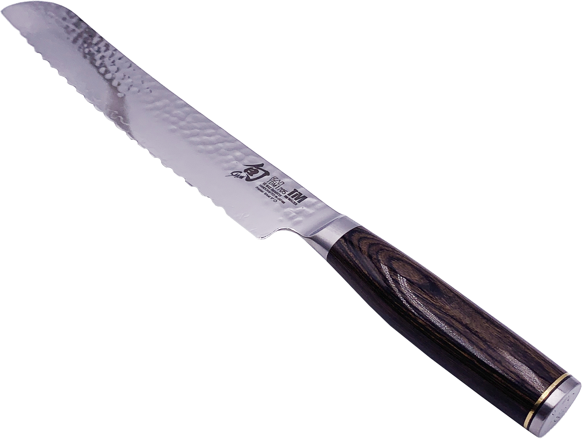 KAI Shun Premier Tim Mälzer Brotmesser 23 cm VG Max Stahl Braun