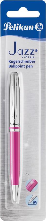 Pelikan Jazz Classic Pink Clip-on retractable ballpoint pen Medium 1 Stück(e) (807159)