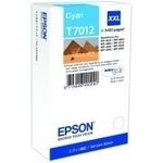 Epson Tintenpatrone XXL cyan T 701 WorkForce Pro T 7012 (C13T70124010)