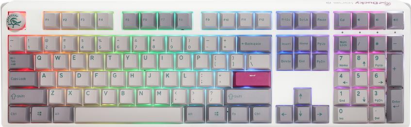 Ducky One 3 Tastatur USB QWERTY US Englisch Grau (DKON2108ST-EUSPDMIWHHC2)