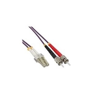 INLINE Patch-Kabel LC Multi-Mode (M) bis ST multi-mode (M) (88520P)